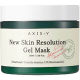 New Skin Resolution Gel Mask - Beruhigende, aufhellende Gesichtsmaske mit Heartleaf und 2% Niacinamid, AXIS-Y, 100ml