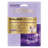 Maschera tissutale idratante con effetto antirughe Hyaluron Specialist, 30 gr, Loreal