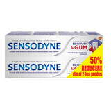 Pachet Pasta de dinti Sensitivity & Gum, 75 + 75 ml, Sensodyne