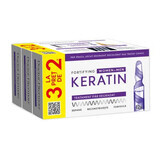 Versterkend Keratine Broos Haar Behandelingspakket, 3 x 12 flacons, Doctor Fiterman