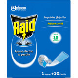 Raid Elektronische gelamineerde pillendispenser, 1 stuk