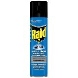 Raid Aérosol Contre Mouches et Moustiques, 400 ml