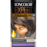 Loncolor Expert Teinture capillaire sans ammoniaque Oil Fusion 4.1 brun gris moyen, 1 pc