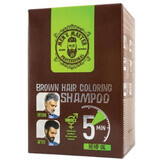 Vopsea pentru par si barba pentru barbati Brown, 10 x 25 ml, Men's Master Professional