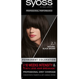 Syoss Color Tintura Permanente Per Capelli 2-1 Marrone Nero Naturale, 1 pz