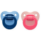 Orthodontische fopspeen van silicone 6-18 maanden nr 2 - code 112, Wee Baby