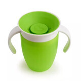 Miracle 360 nursing cup with handles, +6 months, Green, 207 ml, Munchkin