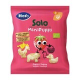 Snack Bio din cereale cu capsuni, 8 luni+, 18 g, Hero