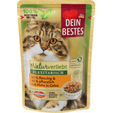 Dein Bestes Nourriture humide pour chats avec du poulet en gelée, 100 g