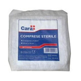 Comprese sterile, 10x10 cm, 5 comprese x 8 pliuri, Cara