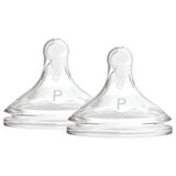 Tétine à large col en silicone pour prématurés Options Plus, 2 pièces, Dr Browns