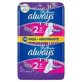 Serviette absorbante Always Platinum Ultra Super, 14 pièces, P&G