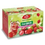 Tè freddo con mirtilli rossi e fragole, 12 bustine, Fares