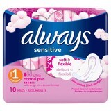 Always Ultra Sensitive Normal Plus Sauger, 10 Stück, P&G