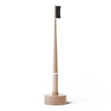 Brosse à dents Medium + base en Nude, Feather