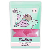 Pusheen Erdbeer-Badebomben, 6 x 55 g, Bi-Es