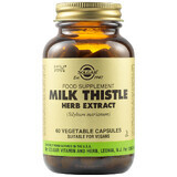 Extract din planta de Silimarină Milk Thistle, 60 capsule, Solgar