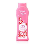 Gel douche fraise et crème noir, 650 ml, Tulipe