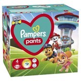 Pantaloni pannolini Puppy Patrol, n. 4, 9-15 kg, 72 pezzi, Pampers