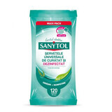 Lingettes humides désinfectantes, 60 pièces, Sanytol