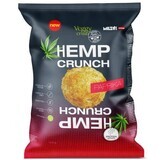 Snack proteico ecológico con pimentón Hemp Crunch, 100 g, Veggy Crush