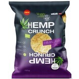 Snack proteico ecológico con sal del Himalaya Hemp Crunch, 100 g, Veggy Crush