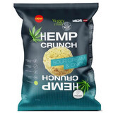 Snack proteico ecológico con nata y cebolla Hemp Crunch, 100 g, Veggy Crush