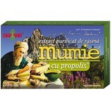 Extract purificat de rasina Mumie cu Propolis, 30 tablete, Damar General Trading