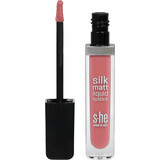 She Colour&Style Rossetto liquido seta matt 338/001, 5,2 g