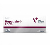 Supplement ter versterking van de leverfunctie bij honden en katten Hepatiale Forte, 40 tabletten, VetExpert