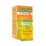 Ascovit cu Vitamina C aroma de portocala 60 comprimate + Ascovit Vitamina D 50 comprimate, Perrigo