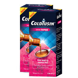 Coldtusin Hustensaft Packung mit natürlichen Zutaten, 120 ml + 120 ml, Perrigo