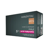 Fiale con 5% Acido Ialuronico Gerovital Men, Gerovital Men, 10 fiale x 2 ml, Farmec