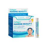 Colagen Marin lichid hidrolizat MARINE BEAUTY, de Tip 1 si 3, 20 fiole, Swedish Nutra