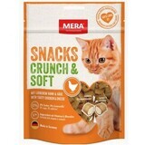 Hühnersnacks für Katzen Crunch Soft, 200 g, Mera