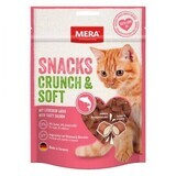 Snack al salmone per gatti Crunch Soft, 200 g, Mera