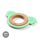 Anello da dentizione in silicone e legno, modello Koala, BabyOno