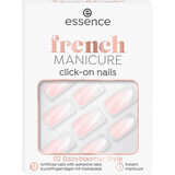 Essence Click-on french false nails 02 Babyboomer Style, 12 pcs