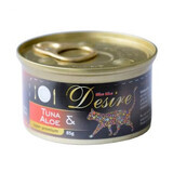 Wet food with tuna and aloe vera Desire, 85 g, Miau Miau