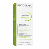 Bioderma Sebium Sensitive Fluide apaisant et hydratant pour la peau acnéique, 30 ml