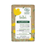 Sapone solido biologico per corpo e capelli, 100 g, Klorane Bebe