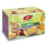 Thé froid aux fruits de la passion et aux mandarines, 12 sachets, Fares