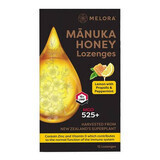 Dropsuri din miere de Manuka cu lamaie si propolis, 12 bucati, Melora