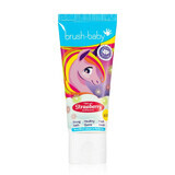 Einhorn-Erdbeer-Zahnpasta, 3 - 6 Jahre, 50 ml, Brush Baby