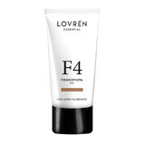 Fondotinta con acido ialuronico Tan F4, 25 ml, Lovren