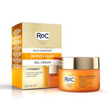 Multi Correxion Revive + Glow Gezichtscrème-Gel met Vitamine C, 50 ml, Roc