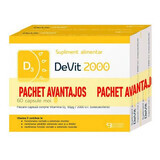 Pak DeVit 2000, 60 capsules + 60 capsules, Pharma Brands