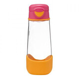 Tritan mok met siliconen bek, Roze, 600 ml, BBOX