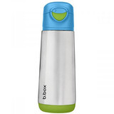 Thermos con beccuccio in silicone, 500 ml, Blu/Verde, BBOX