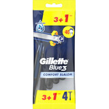 Gillette Aparat de ras Blue 3, 4 buc